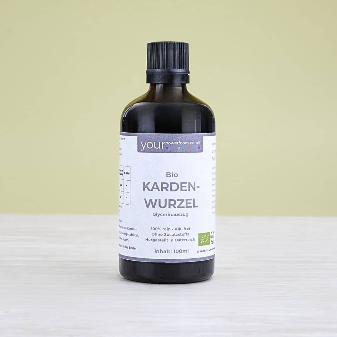 Bio Kardenwurzel Tinktur, alkoholfrei, 100ml