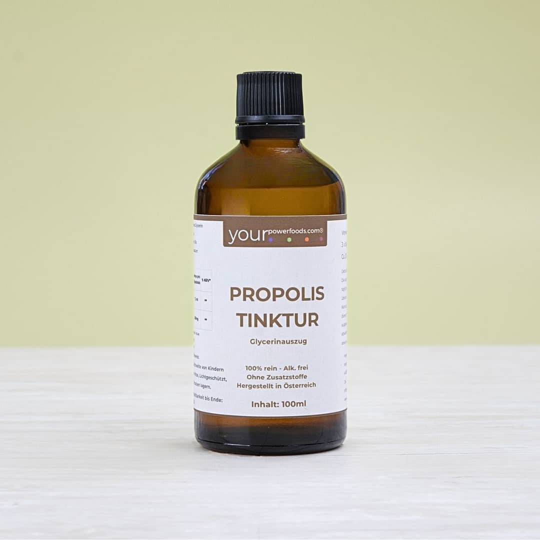 Tinktura propolisa, skladna, brez alkohola, 100 ml