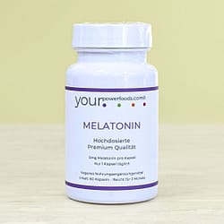 Melatonin 5mg, hochdosiert - 1 Packungen a' 60 Stk = 60 Tage