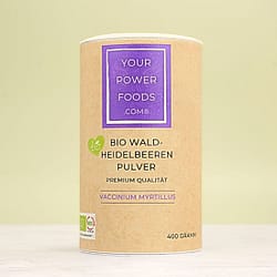 Bio prášok z divokých čučoriedok, prémiová kvalita, 400g