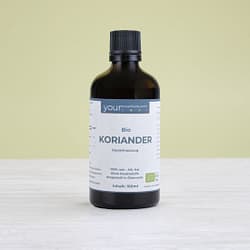 Organska tinktura koriandra, skladna, brez alkohola, 100 ml