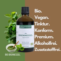 Bio Brennessel Tinktur – alkoholfrei, Nettle Leaf, konform, 100ml