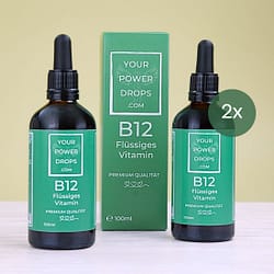 Vitamin B12 flüssig, hochdosiert, konform, Vorteilsset 2 x 100 ml