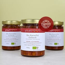 Bio Kartoffel Gulasch glutenfrei, vegan, Vorteilspaket 3 x 550g
