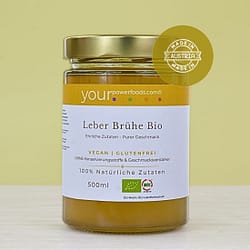 Bio Leber Brühe, vegan, glutenfrei, konform, Premium Qualität, 500 ml