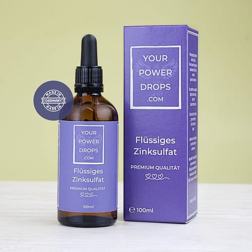 Zinksulfat flüssig, konform, alkoholfrei - Premium Qualität, 100ml
