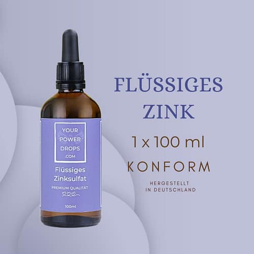Zinksulfat flüssig, konform, alkoholfrei - Premium Qualität, 100ml