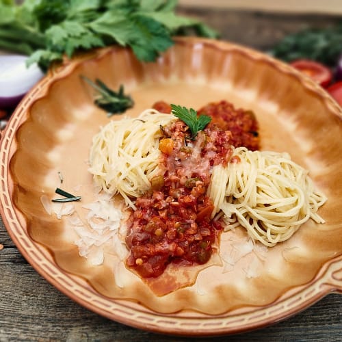 Bio rote Linsen Bolognese - vegan, glutenfrei - Premium Qualität