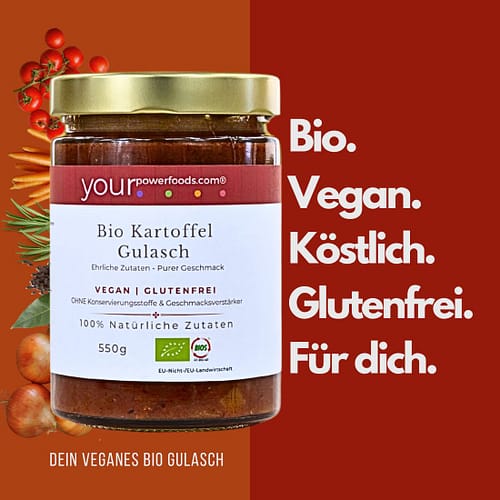 Bio-Kartoffelgulasch – glutenfrei, vegan, 550 Gramm