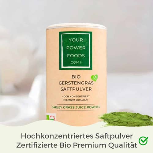 Gerstengrassaftpulver Bio hmds smoothie nach Anthony William 1