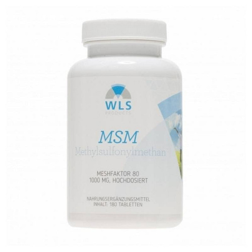 WLS MSM 1000 mg metilsulfonilmetan žvepla 80 mesh